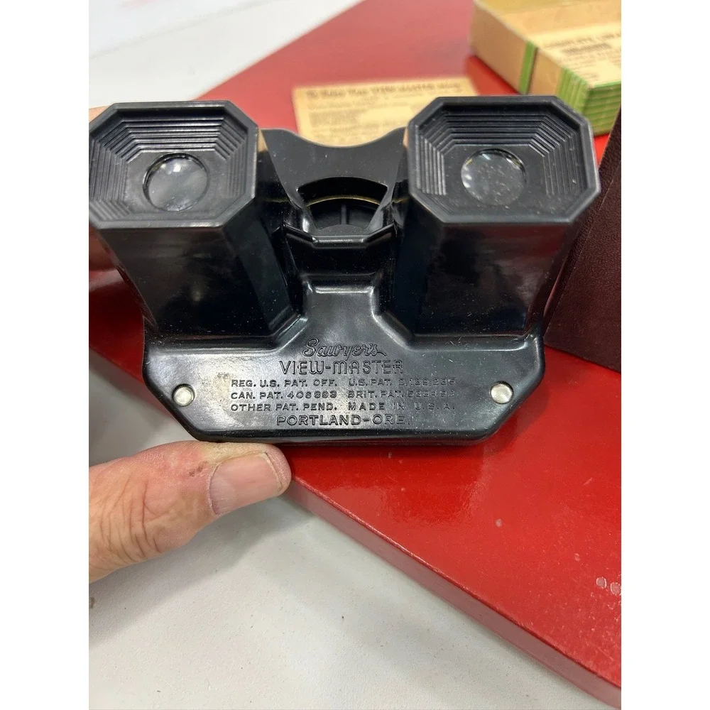 Vintage View-Master Stereoscope Sawyer's Inc Portland Oregon Boxed USA 1940s Toy